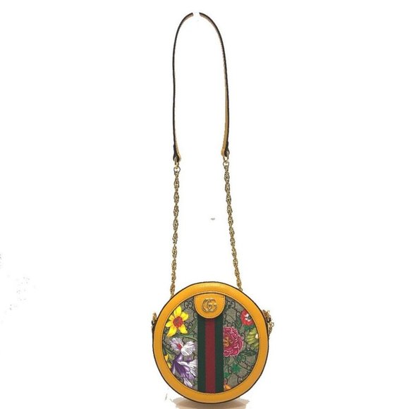 GUCCI GG flora webbing shoulder bag Shoulder Bag - Picture 1 of 15